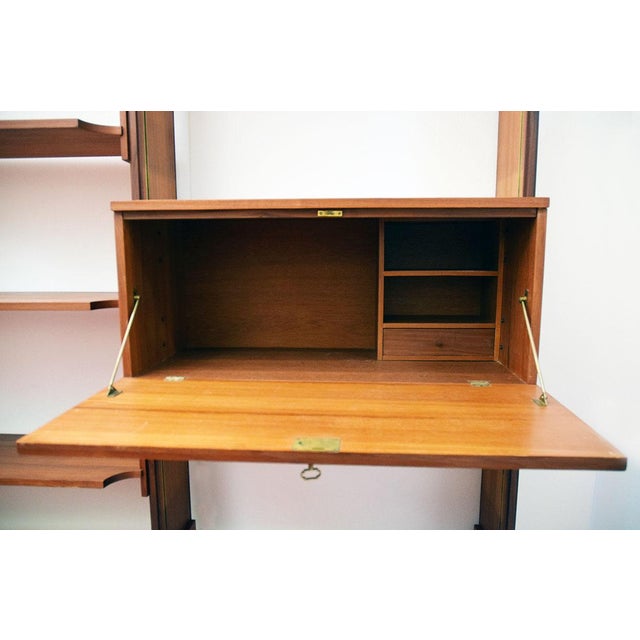 Teak Bookcase attributed to La Permanente Mobili Cantù, 1960s For Sale - Image 9 of 12