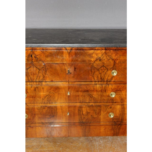 19th Century Empire Commode with Half-Column For Sale - Image 11 of 14