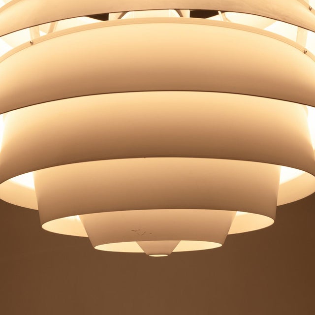 Danish Pendant Lamp Ph Louvre by Poul Henningsen for Louis Poulsen, 1957 For Sale - Image 11 of 18