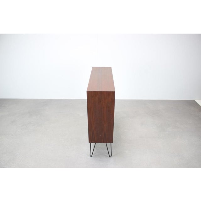 Black Mid-Century Modern Danish Rosewood Cabinet, 1960s For Sale - Image 8 of 12