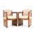 Set of Art Deco Oak Amsterdamse School Armchairs attributed to Hildo Krop for T Woonhuys For Sale - Image 3 of 14