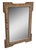 An exquisite mid 20th century mirror showcasing traditional mosaic inlay craftsmanship. The wooden frame is meticulously...