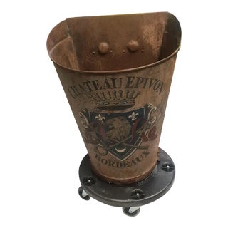 Early 19th Century Grape Basket Tole France For Sale