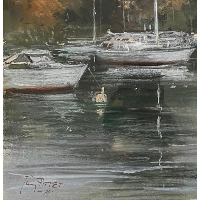 **Artwork sold WITHOUT frame** Guy Pittet (1929–2010) was a Swiss painter and watercolorist celebrated for his evocative...