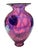 David Lindsay Art Glass Vase Hearts Pink Purple California Decor Nourot Student For Sale - Image 11 of 13