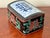 Large size black lacquer hand-decorated box incorporating a broken piece of Chinese antique porcelain. These shard boxes...