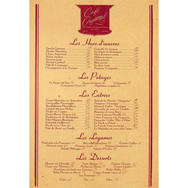 "New York a La Carte" 1968 For Sale - Image 17 of 18