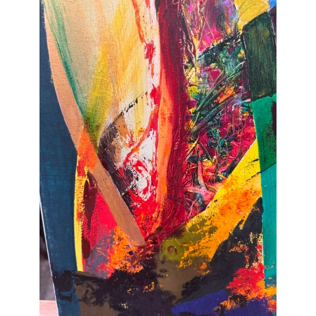 Spinnakers by Kathleen Varadi, 2018 Oil on Canvas For Sale - Image 4 of 14