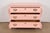 1980s Century Furniture Chippendale Pink Lacquered Chest of Drawers or Commode, Newly Refinished For Sale - Image 5 of 12