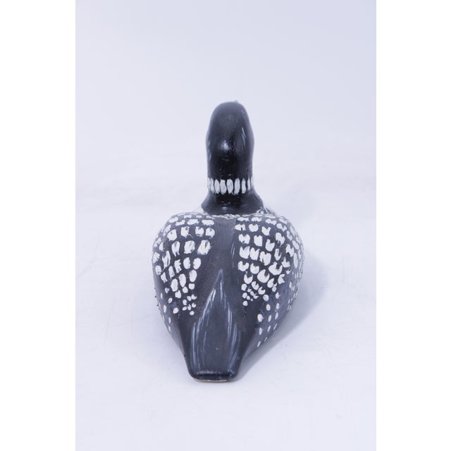 Vintage Handcrafted Wood Loon Duck Decoy For Sale In Philadelphia - Image 6 of 12