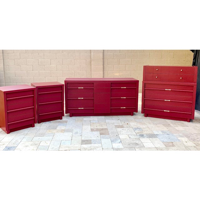 American of Martinsville Lowboy Dresser Chairish