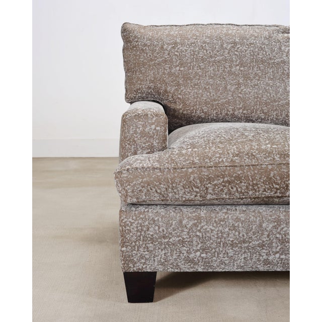 Barbara Barry for Baker Loose Back Sofa in Taupe Upholstery For Sale - Image 11 of 18