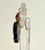 19th Century Pair of Victorian Mourning Earrings: Rose Gold, Black Onyx, and Pearl Dangling Earrings For Sale - Image 4 of 4