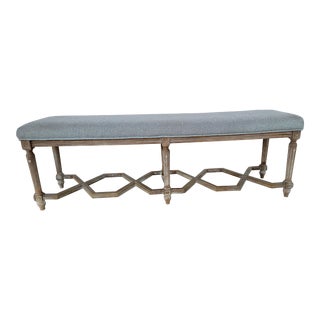 2000s Modern Upholstered Bench For Sale