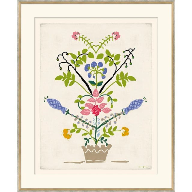 Contemporary Blue Fish Framed Art Print by Dana Gibson For Sale - Image 3 of 3