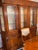 Wood Beautiful Dining Room Table With 6 Chairs, 2 Arm Chairs and Breakfront For Sale - Image 7 of 15