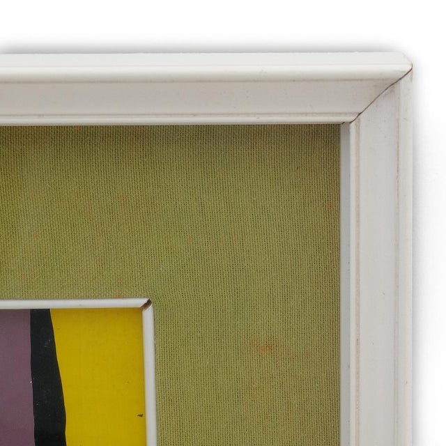 Wood Aldo Gentilini, Composition, Mixed Media on Masonite, 1970s, Framed For Sale - Image 7 of 13