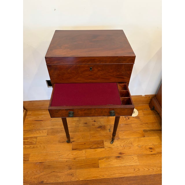 Antique 19th Century Mahogany Silver Chest For Sale - Image 9 of 12