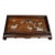 Huali Rosewood Tray Inlaid With Mother-of-Pearl Deer & Crane For Sale