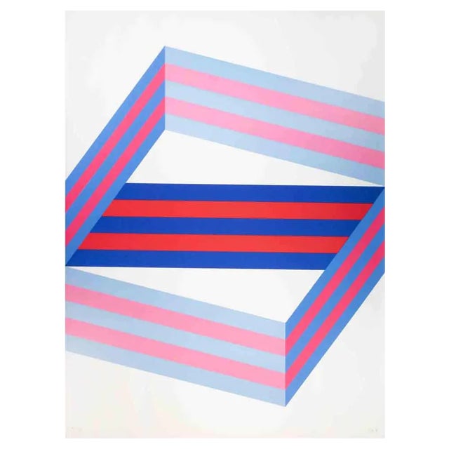 Renato Livi, Perspective, Lithograph, 1971 For Sale