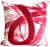 Contemporary Abstract Cranberry Pink Painting Pillow Cover 22 X 22 For Sale - Image 4 of 10