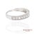 Natural Diamond Band Ring Metal Type: 14K White Gold Total Item Weight: 2.7 Grams Ring Size: 5 (Resizable) Dimensions:...