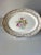 1950’s Pink Floral and Gold Edge Oval Platter For Sale In Palm Springs - Image 6 of 7