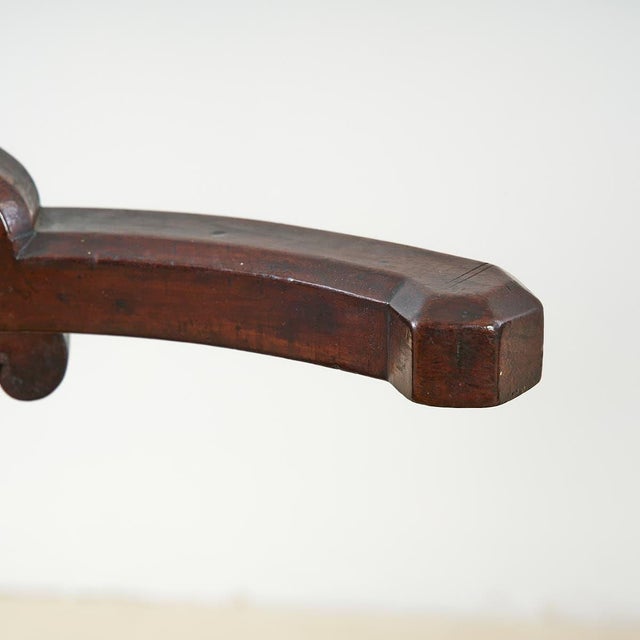 Brown Mahogany Armchairs, Early 19th Century, Set of 4 For Sale - Image 8 of 12