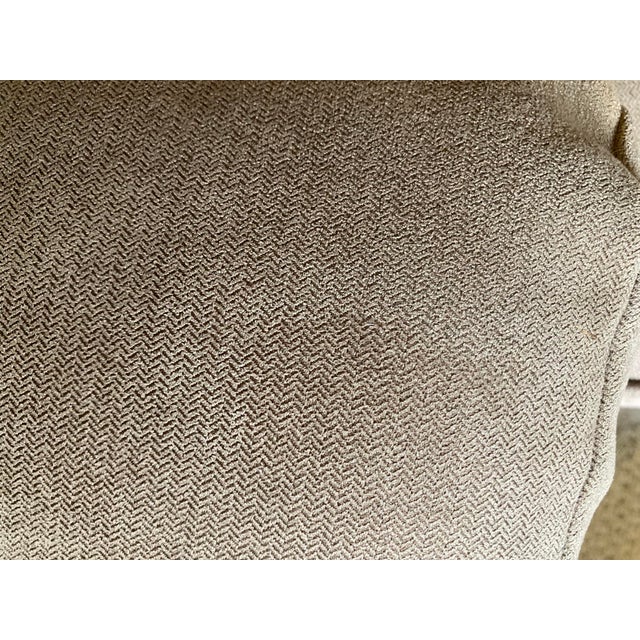 Wood Vintage Custom 8-Way Hand-Tied Sofa – Exceptional Condition (Nc Bench-Made For Sale - Image 7 of 8