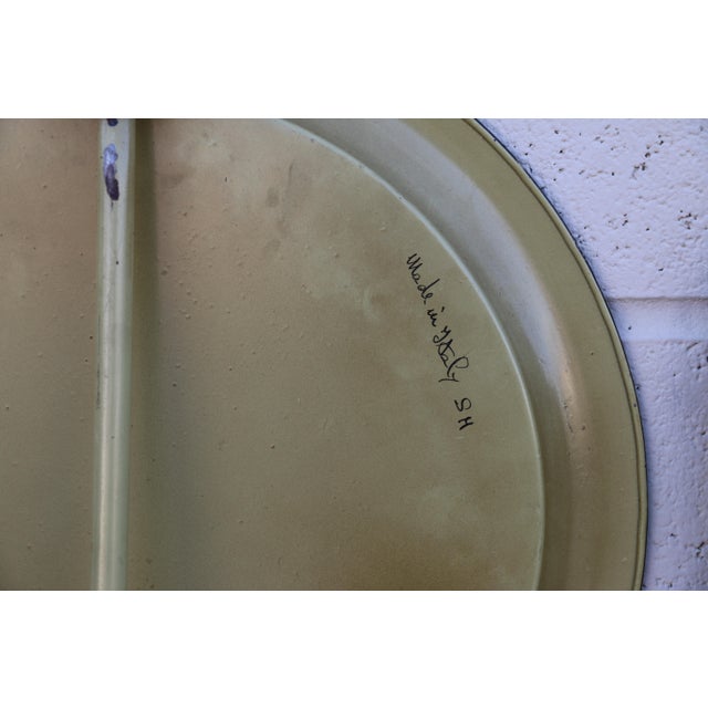 1970 Italian Empire Style Pair of Metal Folding Side Table For Sale - Image 10 of 12