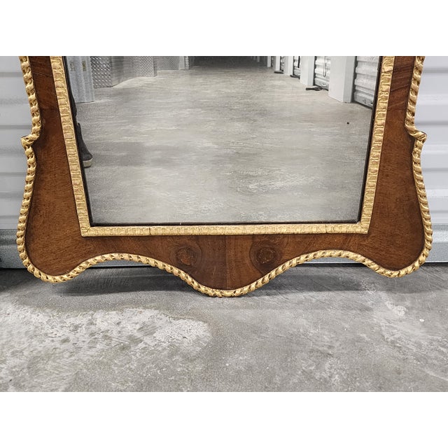 Antique Georgian Style Mahagony Giltwood Mirror For Sale In New York - Image 6 of 16