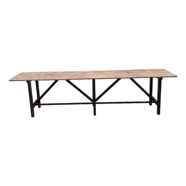 Large Table in Fir, 1920s For Sale