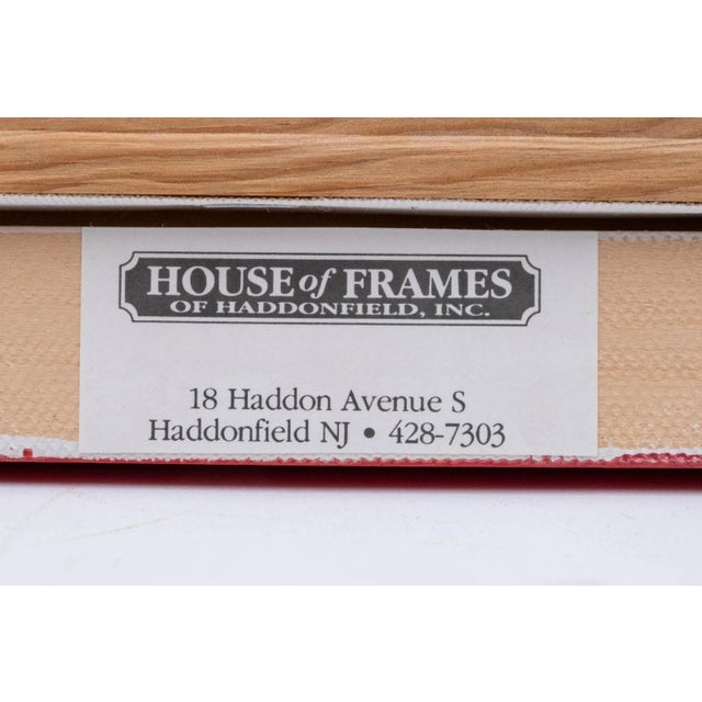 Pair of Tropical Caribbean Paintings "Red House & Bananas" and a Village (Untitled) Signed For Sale - Image 10 of 18