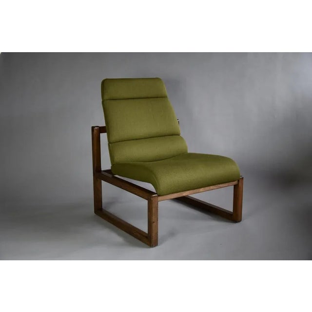 Olive Green Lounge Chair by Martin Stoll, 1970 For Sale - Image 6 of 9