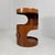 Italian Modern Round Wooden Coffee Table, 1970s For Sale - Image 4 of 14