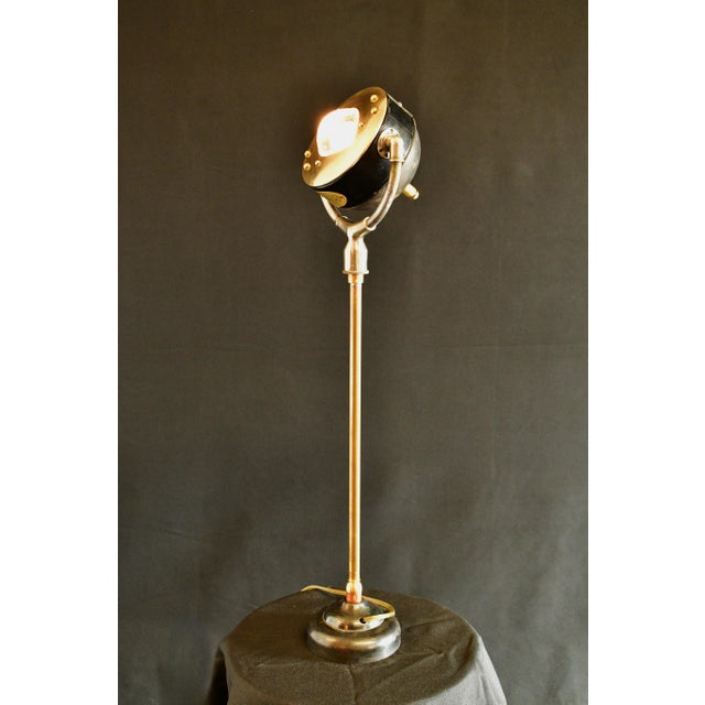 Brass 19th Century Ritter Dental Engine Table Lamp For Sale - Image 8 of 12