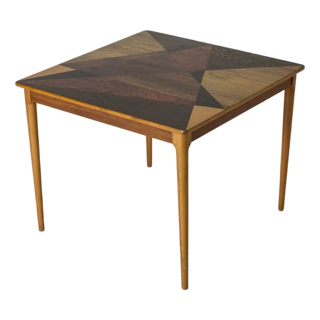 Mid-Century Inlaid Coffee Table, 1950s For Sale