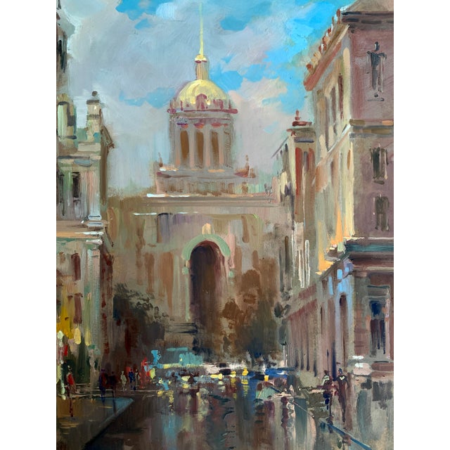 Oil Painting City Hall Yuriy Suprunchuk For Sale - Image 11 of 12