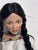 Late 20th Century Danbury Mint White Feather 'Princess of the Sioux' Porcelain Doll. For Sale - Image 9 of 9