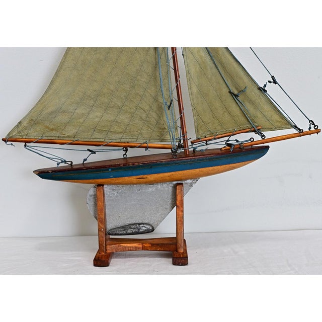 1920s Scottish Early 20th Century Pond Yacht For Sale - Image 5 of 12