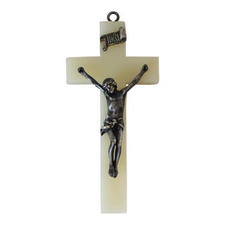 Vintage Marble Crucifix For Sale