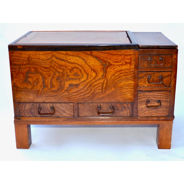 Antique Japanese Wood Hibachi Table Chairish