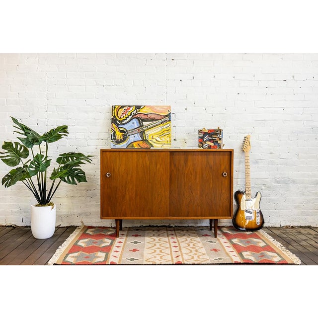Wood Mid-Century Credenza by Milo Baughman for Glenn of California, Attributed For Sale - Image 7 of 10