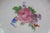 Hutschenreuther China Mid 20th Century German Hutschenreuther Moritzburg Floral Bouquet Scalloped Gold Rim Plates 8" - Set of 8 For Sale - Image 4 of 11