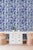 Textile Floral & the Frog Chinoiserie Grasscloth Wallpaper by House Party | Azure Blue | 8 Yards For Sale - Image 7 of 7