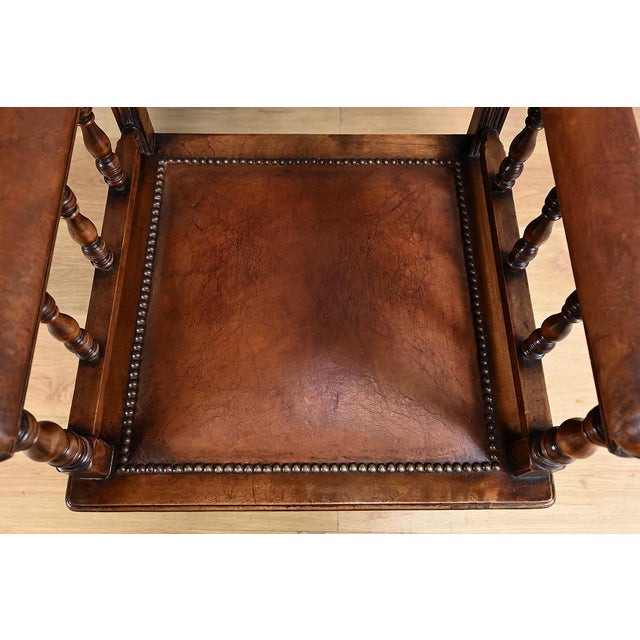 Wood Early 20th Century Mahogany Rocking Chair, England For Sale - Image 7 of 18