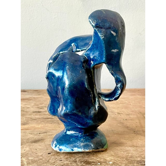 Vintage Boho Abstract Studio Pottery Sculpture For Sale - Image 9 of 9