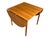 Vintage Danish Modern Teak Dining Table With Carved Tapered Legs For Sale - Image 12 of 18