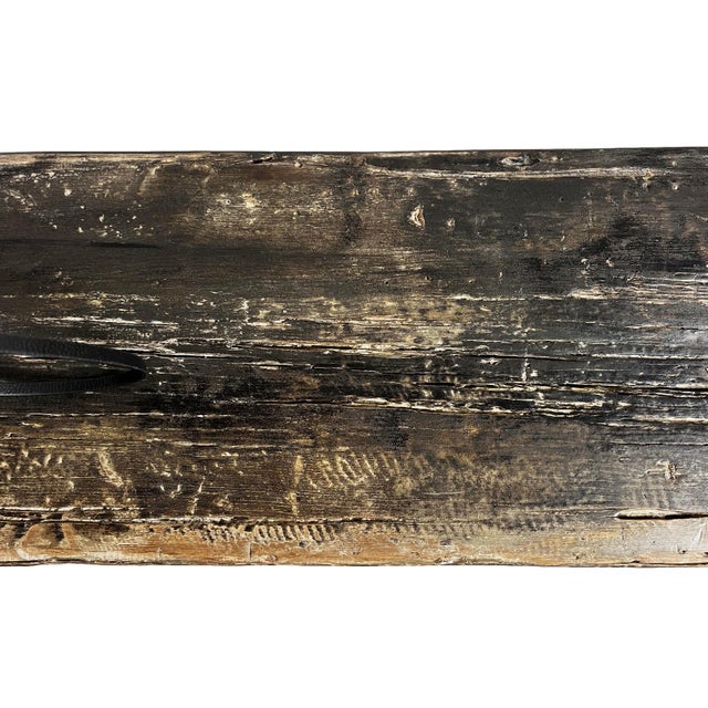 Vintage Carved Jing Console Table For Sale In Los Angeles - Image 6 of 7