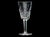 A beautiful set of four authentic Waterford Crystal petite wine or sherry stems in the iconic Lismore pattern. The...